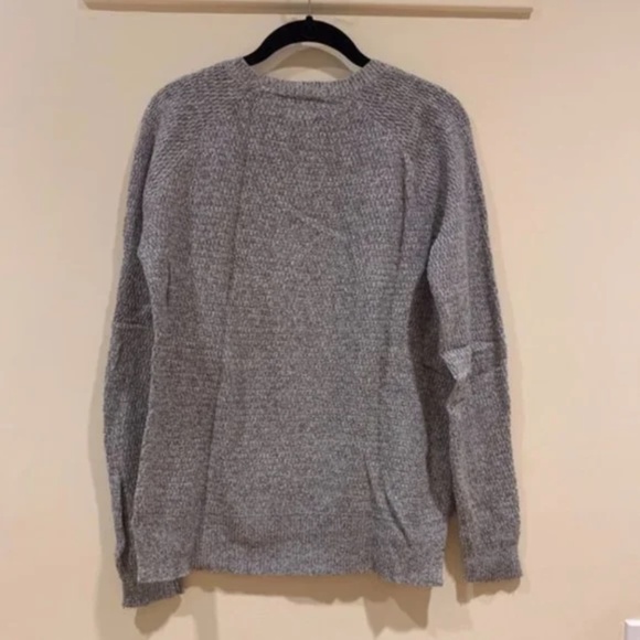 Gray Madewell Crewneck Long Sleeve Knit Sweater [Small] - Picture 2 of 3